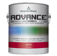 Advance Benjamin Moore Waterborne Interior Alkyd is one of the best trim paints because it levels like an oil paint, but is a waterbased paint.