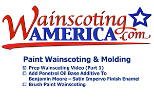 How to Prime and Paint  Wainscot
