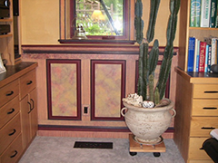 Classic Raised Panel Wainscoting with Faux Painting in Fairbanks Alaska
