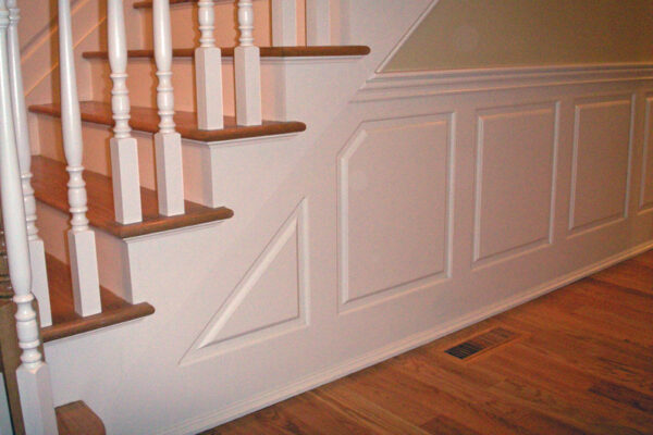 Clipped Staircase Raised Panel located in the Foyer