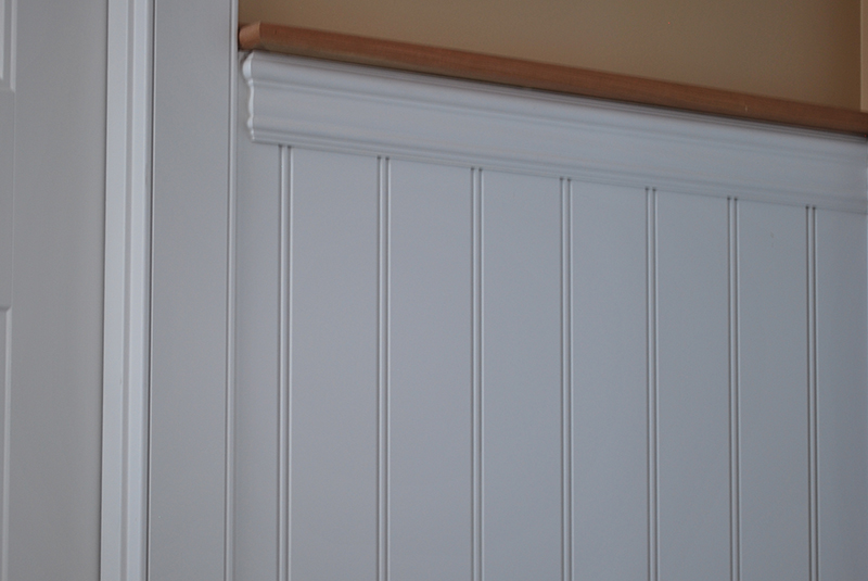 American Beadboard Panels in a mudroom in Westerly Rhode Island