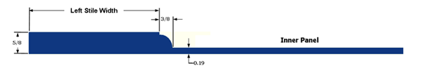 classic recessed cross section