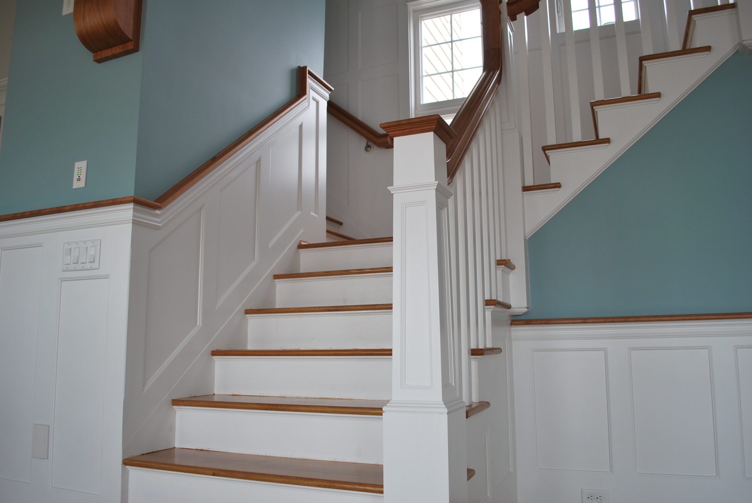 Beaded Recessed Staircase in Westerly Rhode Island