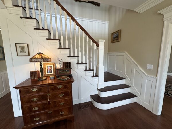Recessed Wainscoting Foyer in Norfolk CT