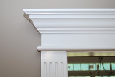Pediment Head (Type A) with Pilasters and Plinth Blocks