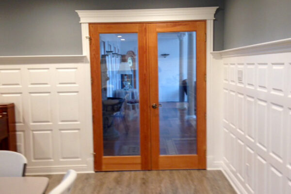 triple stacked inner panel wainscoting
