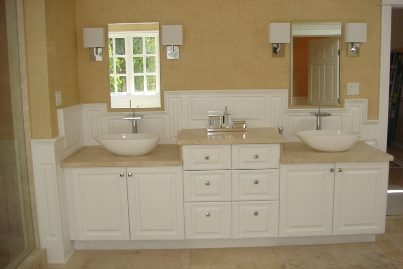 Wainscoting Raised Panel Bathroom In Los Angeles CA